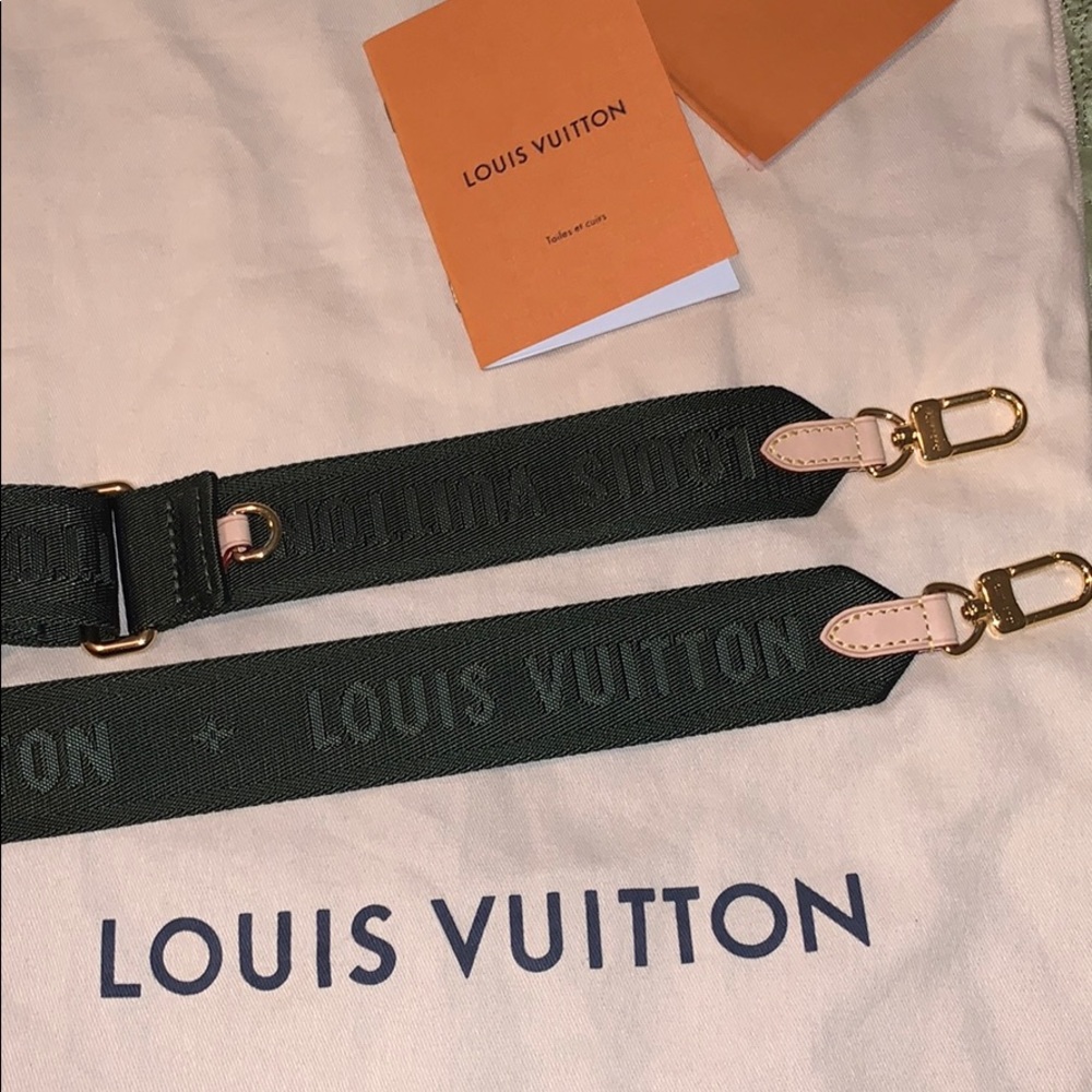 New Louis vuttion adjustable kaki strapW/gold tone - Picture 9 of 13